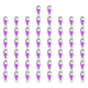 thumbnail image 1 of Llavero Retráctil Con Soporte para Tarjeta Identificación Cable Acero 24 Pulgadas () Púrpura, 1 of 4