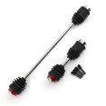 thumbnail image 1 of Black Steel Center Driveshaft CVD 8655R with Dust Boot - 2-Pack Upgrade Parts for Traxxas E-Revo 2.0 1/10 RC Car Replacement (Front & Rear Included), 1 of 7