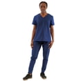 thumbnail image 3 of Fubu Women's V-Neck Tuck In Scrub Top Medical Nursing Uniform, 3 of 4