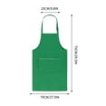 thumbnail image 3 of Green Chef Works Unisex Butcher Apron,Chef Apron for Men and Women Professional for Cooking With Pockets - Adjustable - Bib Aprons - Water & Oil Resistant, 3 of 5