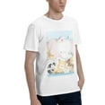 thumbnail image 2 of Bingfone Cute Animals Men'S Loose Fit Short-Sleeve Pocket T-Shirt, 2 of 7