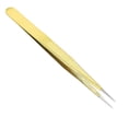 thumbnail image 1 of Pince à épiler professionnelle en acier inoxydable pour extensions de cils et greffes de faux cils (droite), 1 of 4