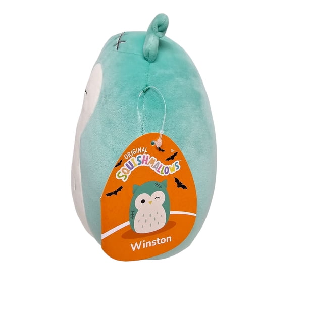 Squishmallow Official Kellytoys 8 Inch Winston the Teal Owl with