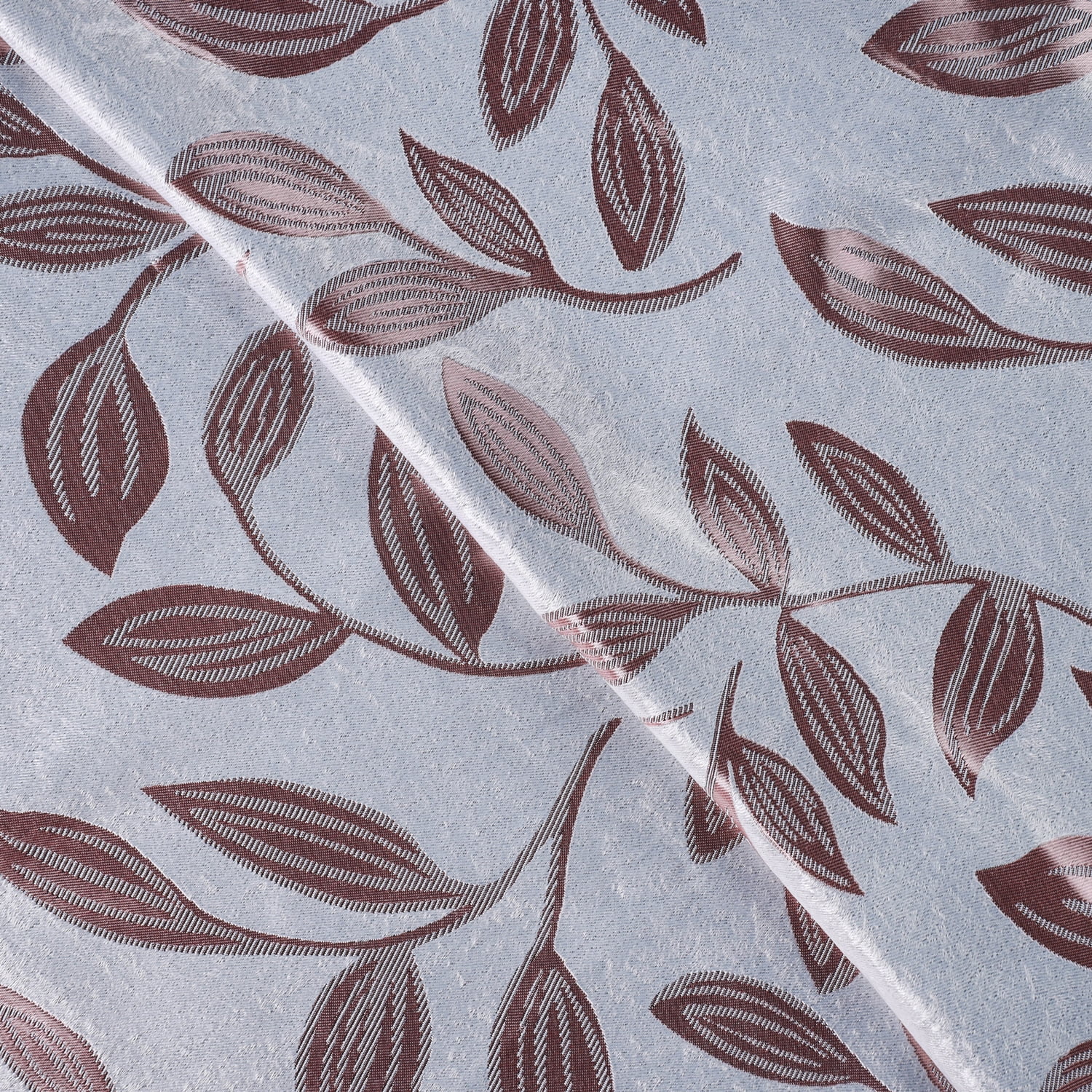 Leaves Blackout Curtain Panels, 52" x 84", Champagne by Blue Nile Mills