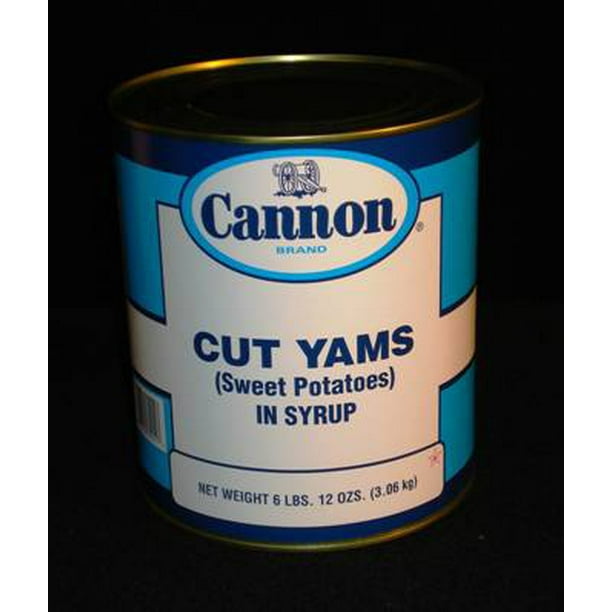 (Price/CASE)Cannon Extra Standard Cut Low Sodium Yams 108 Ounces 6