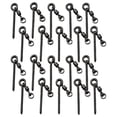 thumbnail image 1 of Mosiee 20Pcs Carp Fishing Screws With D-Rig Swivel Ring For Piercing And Holding, 1 of 9
