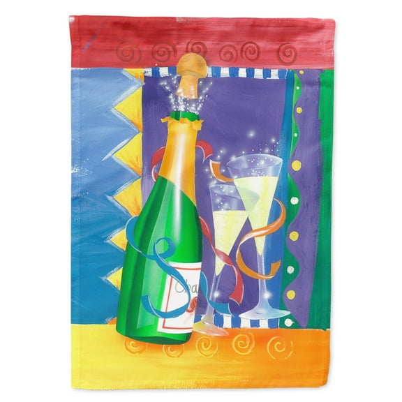 Carolines Treasures APH8556GF  Years Celebration Toast Flag Garden Size  Small multicolor