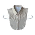 thumbnail image 1 of Sangle Ajustable Faux Col Chemise Faux Col Sangle Ajustable Antidérapant Rayé Imprimé Col Rabattu Bouton Unisexe Déplacement Style Formel Affaires, 1 of 8