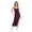Burgundy, variant on Forever 21 Women’s Rib Midi Dress with Slight Scoop Back, Slim Fitted Silhouette and Stretch Fabric for Everyday Casual to Elevated Styling, XS-XL
