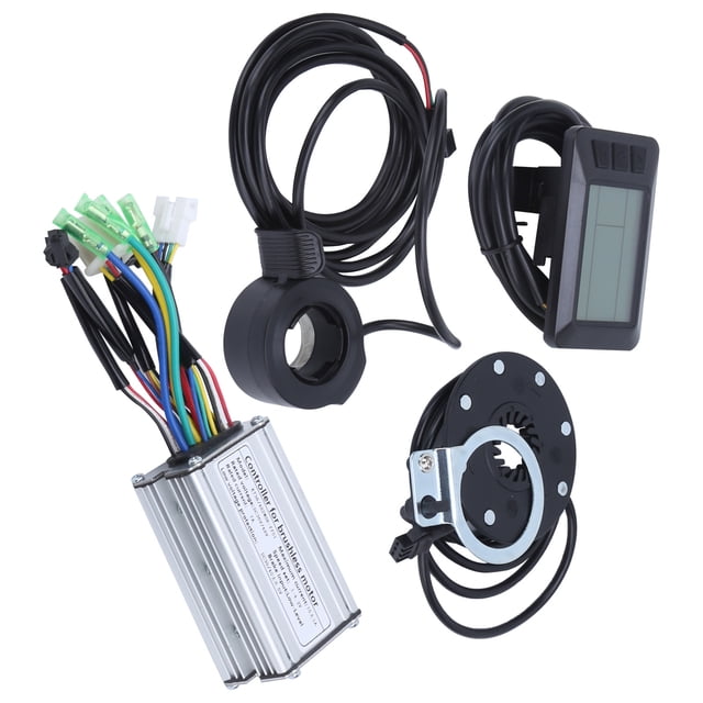 Electric Motor Controller Kit, 36V/48V 250W High Efficiency More Stable Sensitive Electric Motor Controller LCD Panel Kit for Electric Bike