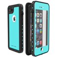 thumbnail image 1 of iPhone 7/8 Waterproof Case [Doigt ID Compatible] Protection Intégrale Mince pour Apple iPhone 7 et iPhone 8 (4,7 Pouces) - Bleu Océan, 1 of 8