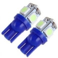 thumbnail image 2 of ECCPP 5 Pack Smoke 9069A Cab Marker Round Light Lens + Ice Blue 5050 168 Amber LED Bulb W/Base 1 Set Wiring Pack Switch Assembly Wire Harness For for GMC Pickup Trucks, 2 of 5