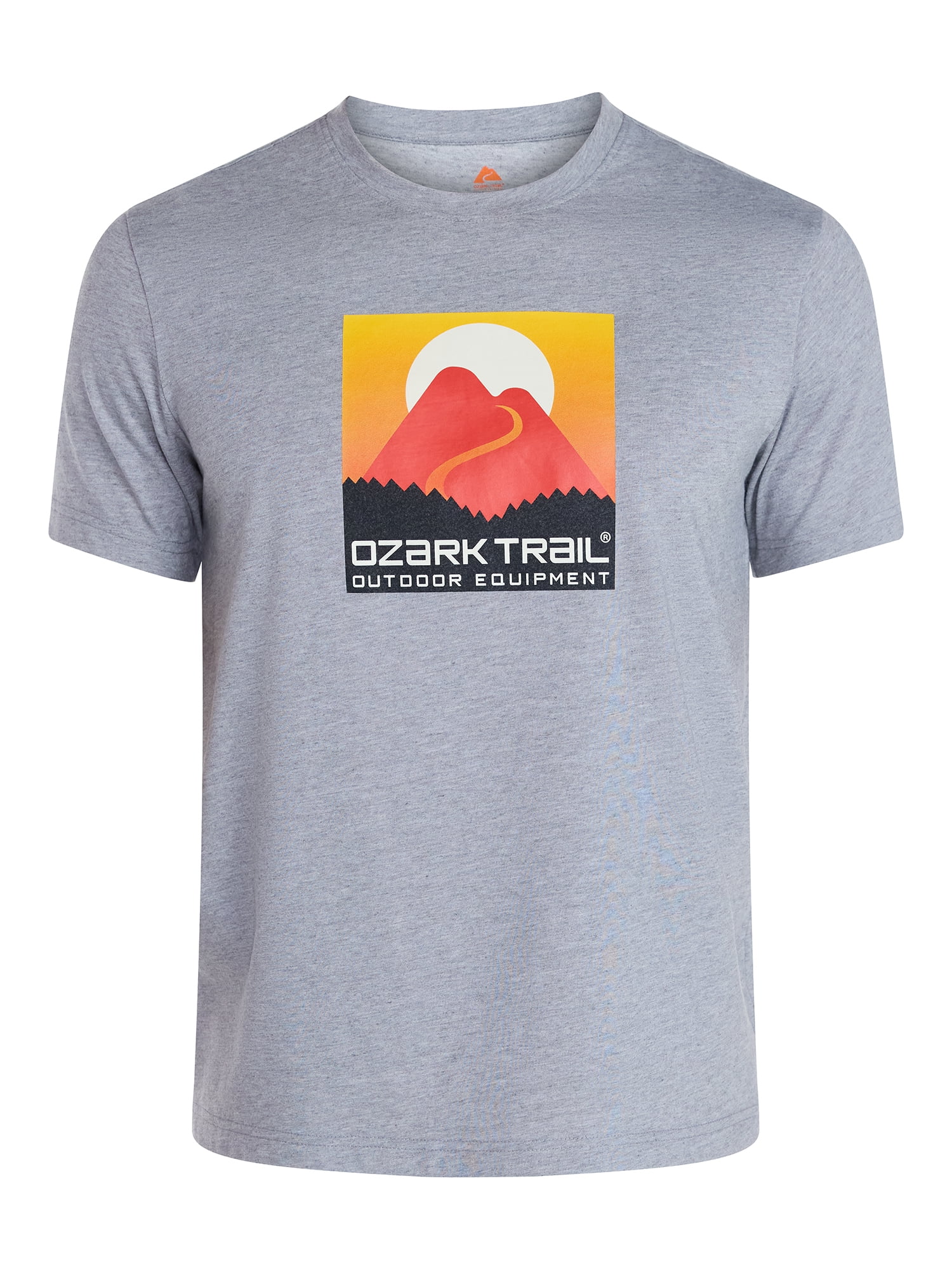 Ozark Trail Men's Active Graphic Tee with Short Sleeves, Sizes S-3XL