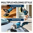 thumbnail image 4 of Gewna Car Buffer Polisher, 1600W 7 inch/6 inch Rotary Buffer Polisher with 7 Variable Speed 1000-3500 Rpm, 4 of 7