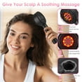 thumbnail image 4 of iMounTEK Red Light Hair Brush, 3 In 1 Hair Oil Applicator Electric Scalp Massager with 3 Modes, 4 of 9