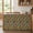 Amber, Cobalt, variant on Colorful Rhombic Sink Skirt for Bathroom, Self-Adhesive Under Sink Curtain, Modern Abstract Geometric Retro Rustic Hide Pipes & Storage Fabric Cabinet Skirt Cover for Kitchen Laundry 32"x55"