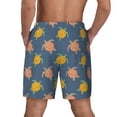 thumbnail image 4 of Uemuo Cute Turtle Pattern Mens Swim Trunks Quick Dry Board Shorts with Mesh Lining, Stretch Beach Shorts Quick Dry No-Chafing Board Shorts-, 4 of 9