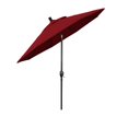 thumbnail image 2 of California Umbrella GSPT758302-F13 Parasol de Marché en Fibre de Verre de 7,5 Pi à Inclinaison par Pression m Noir-Oléfine-Rouge, 2 of 3