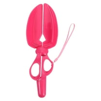 OUNONA Lightweight Plastic Poop Scooper for Home Scissor Clamp Dog Pooper Scooper with Comfortable Handle