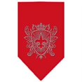 thumbnail image 1 of Mirage Pet Products 67-32 LGRD Fleur De Lis Shield Rhinestone Bandana Red Large, 1 of 1