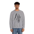 thumbnail image 5 of Effete Feline Claw Marks Scratch Unisex Heavy Blend™ Crewneck Sweatshirt, 5 of 11