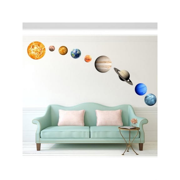 Ropalia Glow In The Dark Solar System Wall Stickers 9# Planets Mars Decal