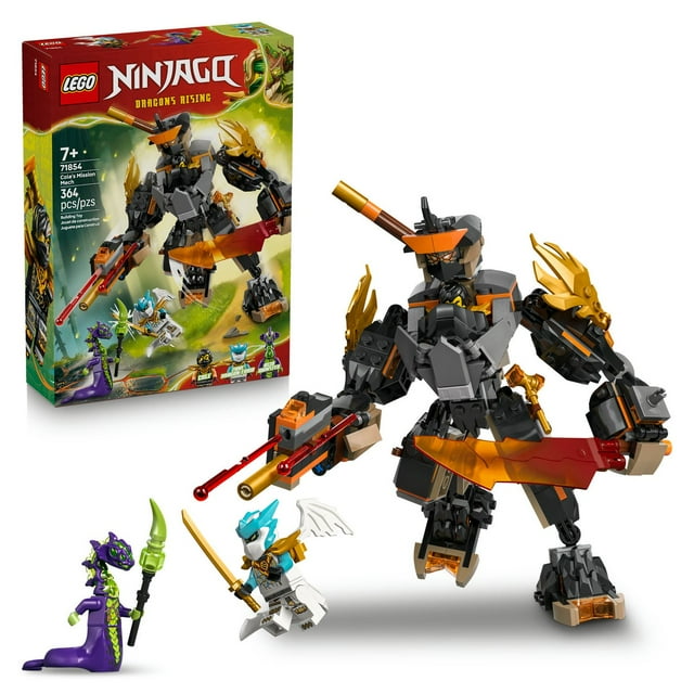 Set LEGO Ninjago Mech de Misión de Cole y Zane Dragón 71854