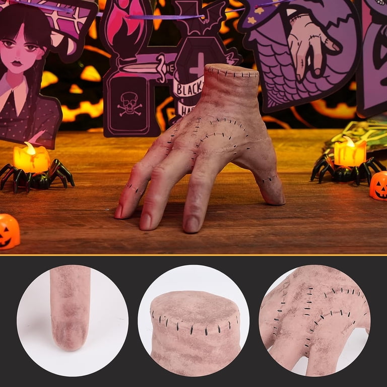 Addams Family Thing Hand Prop - Realistic Fake Hand Toy For Halloween & Cosplay