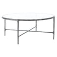 thumbnail image 4 of SAFAVIEH Couture Jessa Glam Round Metal Coffee Table, Silver, 4 of 5