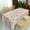 Blanc 33, variante sur Nappe Jetable Fête Sans Lavage Nappe Jetable Nappe en Plastique Coussinet de Nappe Nappe pour Fête Pique-Nique et Événement 54x108 Pouces