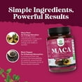 thumbnail image 6 of Nature’s Craft Organic Maca Root Capsules for Women, Potent Herbal Supplement, 30 Count, 6 of 9