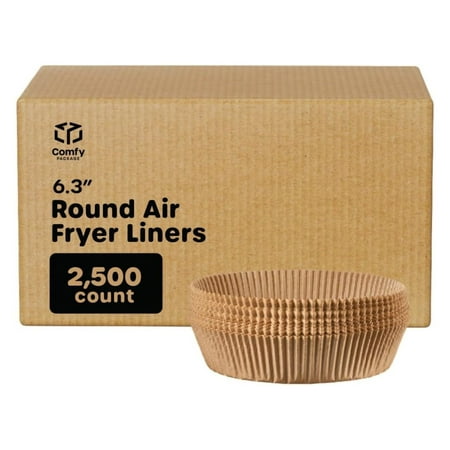 

TiaGOC [Case of 2 500] 6.3 Inch Disposable Round Air Fryer Liners Non-Stick Parchment Paper Liners Waterproof Oil Resistance - …