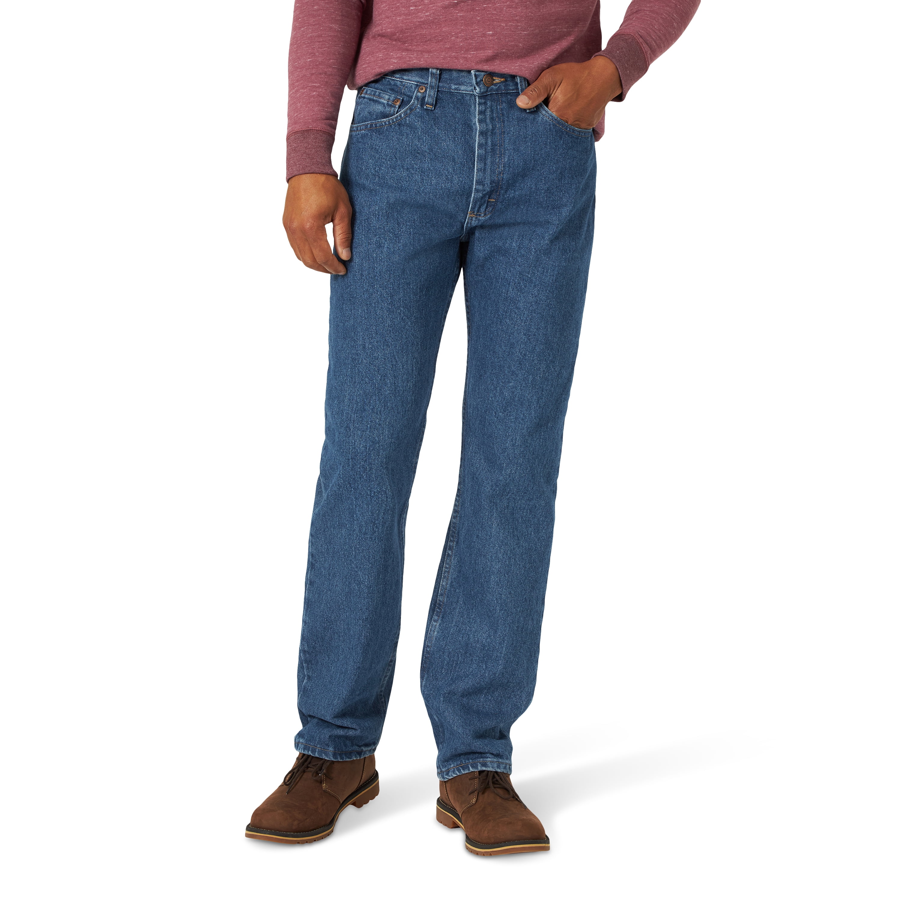 Clothes, Shoes & Accessories Mens Wrangler Greensboro stretch fit jeans  'Something warm' SECONDS WA13 YA9365734