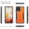 thumbnail image 4 of ExoGuard For T-Mobile REVVL 6 Case, Phone Case with Screen Protector and Kickstand (Orange), 4 of 7