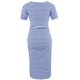 thumbnail image 4 of Vestido de maternidad Beauty Summer Blue White Stripe XXL, 4 of 7