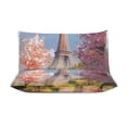 thumbnail image 3 of 3 Pcs Soft Bedding Set, Includes 1 Duvet Cover with Zipper And 2 Pillow,Shams Eiffel Tower King(102"×90"), 3 of 8