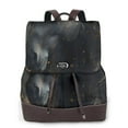 thumbnail image 1 of Balery Black And Gold White Horse Mochila de Cuero para Mujeres, Gran Capacidad, Bolsa de Viaje Multifuncional, Mochila de Cuero y Bolsa de Hombro para Mujeres, 1 of 4
