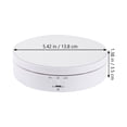 thumbnail image 2 of CIMAXIC 1pc Electric USB Powered Rotating Turntable Display Plate Revolving Stand,5.43"X5.43"X1.38", 2 of 4