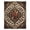 Gold, Pattern 5, variant on ODIKA 5'x7' Machine Washable Non-Slip Area Rug, Oriental Black High Traffic Rug, Black, 1010480