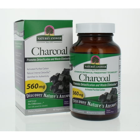Nature's Answer Activated Charcoal Capsules, 90