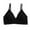 Black, variant on Sngxgn Womens Wireless Bra, Comfort Shaping Full Figure Wire-Free Bra(Black,L)