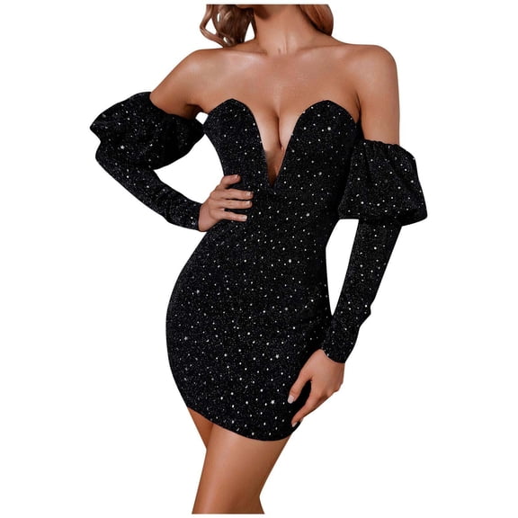 Cavosen Formal Dresses for Women V Neck Sleeveless Off the Shoulder Evening Gowns Cap Sleeve Bodycon Cocktail Elegant Dress