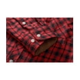 thumbnail image 2 of Geeksport Mens Flannel Shirts Long Sleeve Plaid Shirt for Men Casual Button Down Work Shirts, 2 of 7