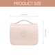 thumbnail image 2 of unbranded Bolsa Organizadora De Maquillaje Beige En Tela Oxford Para Viaje Con Cierre Y Colgante, 2 of 6