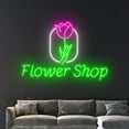 thumbnail image 4 of Handmadetneonsign Flower Shop Led Sign, Flower Neon Sign, Flower Neon Light, Florist Neon Sign, 4 of 5
