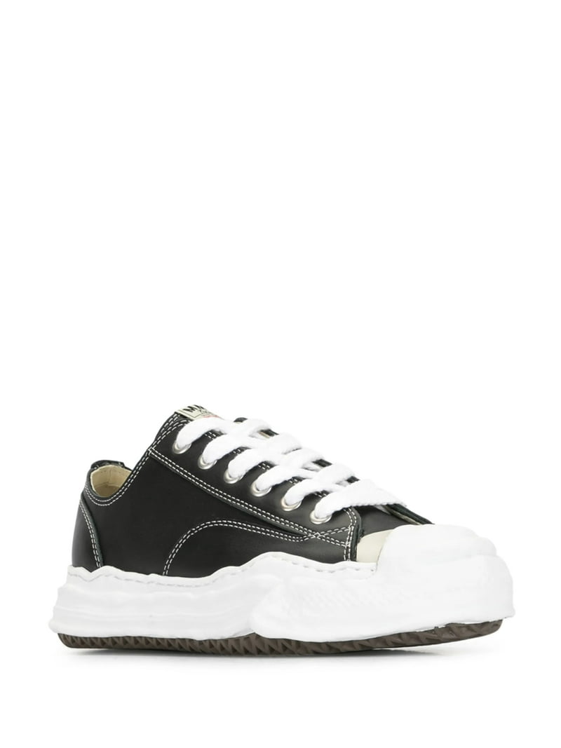 Maison MIHARA YASUHIRO MMY Shoes Black Leather low-top lace-up