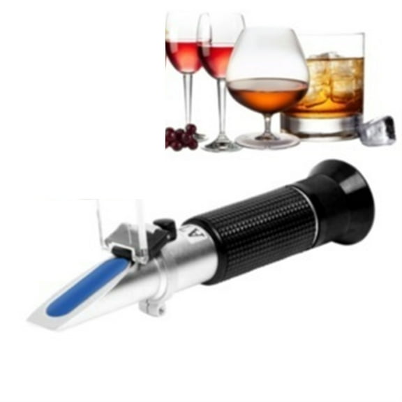 Handheld 0-80% Alcohol Refractometer For Spirits Household Liquor Brewing Refractometer Alcohol Concentration Detector ,Reliable & Consistent Readings