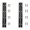 200 by 30mm, variant on Smooth Function Piano Hinge with Pre-Attached Screws Easy Install for Various Door Sizes