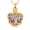 Gold-Purple, variant on Heart Tree of Life Urn Necklace for Ashes Cremation Jewelry with Crystal W/ Funnel Filler Memorial Jewelry Gifts for Women