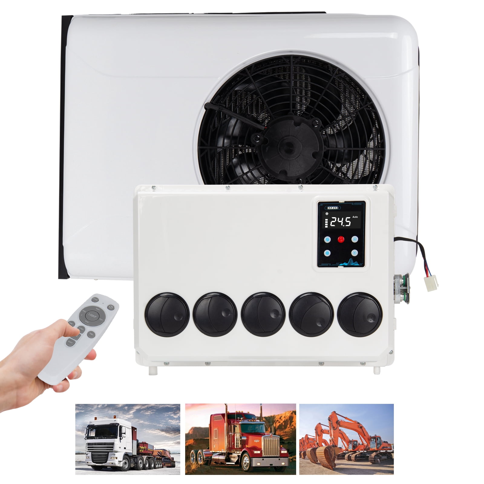 12V 12000 BTU Truck Cab Air Conditioner Split AC for Bus RV Caravan Semi Trucks